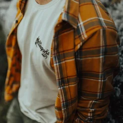 Cheap Bergans Tovdal Shirt - Golden Field / Green Mud Check