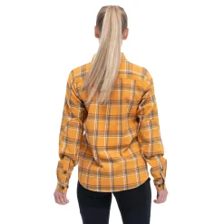 Fashion Bergans Tovdal W Shirt - Golden Field / Green Mud Check