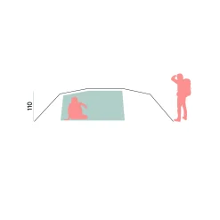 Discount Bergans Trollhetta Tunnel 4-Persons Tent -
