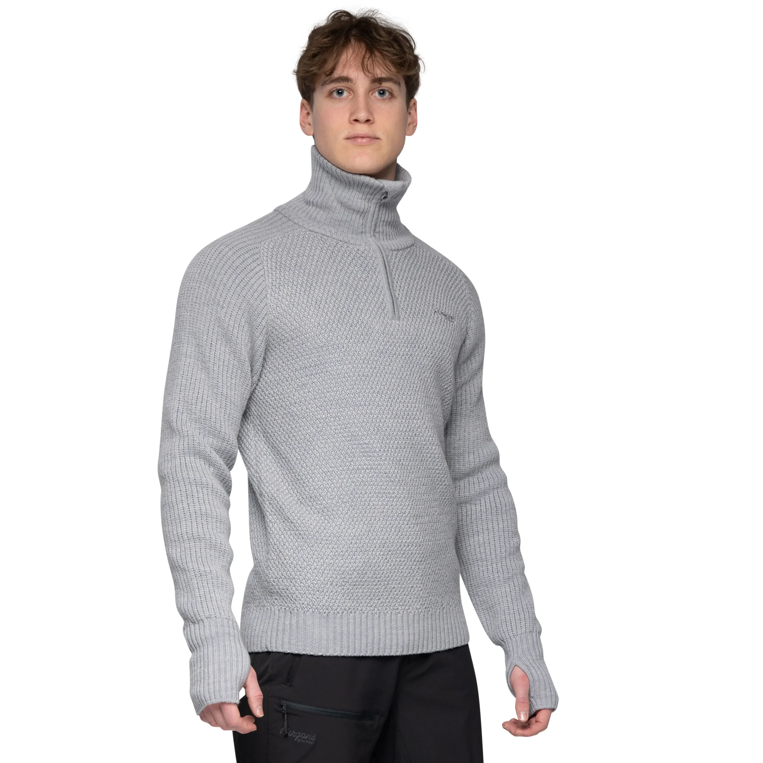 New Bergans Ulriken Jumper Men - Magnesium Grey