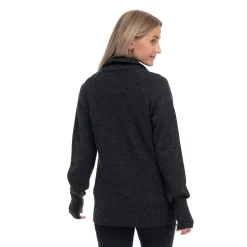 Cheap Bergans Ulriken Light Merino Jumper Women - Dark Shadow Grey