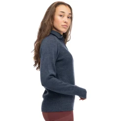 Sale Bergans Ulriken Light Merino Jumper Women - Orion Blue