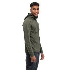 Clearance Bergans Ulstein Wool Hood Jacket - Dark Green Mud