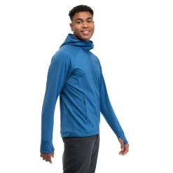 Shop Bergans Ulstein Wool Hood Jacket - North Sea Blue