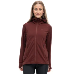 New Bergans Ulstein Wool Hood W Jacket - Amarone Red
