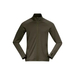 Outlet Bergans Ulstein Wool Jacket - Dark Green Mud