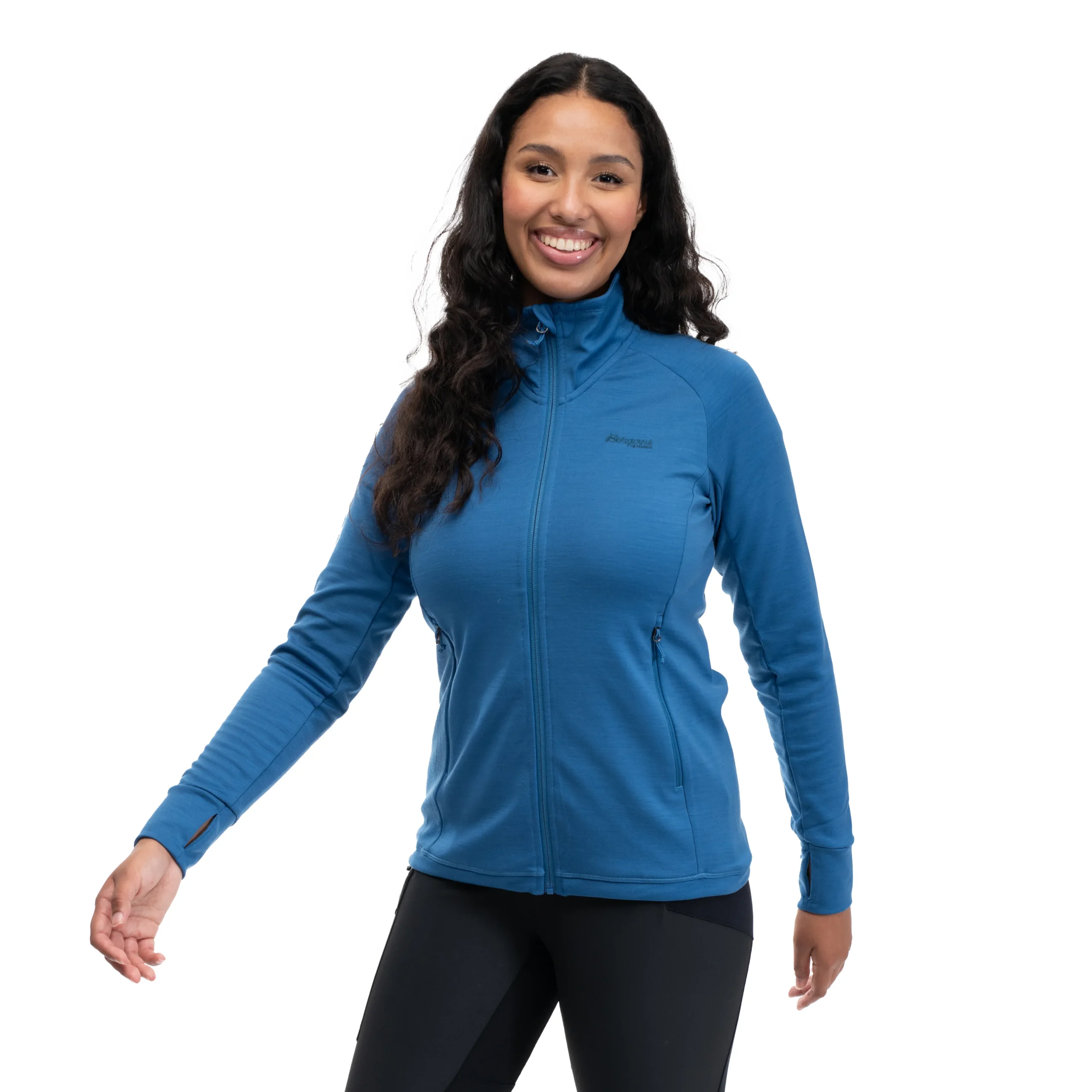 Store Bergans Ulstein Wool W Jacket - North Sea Blue