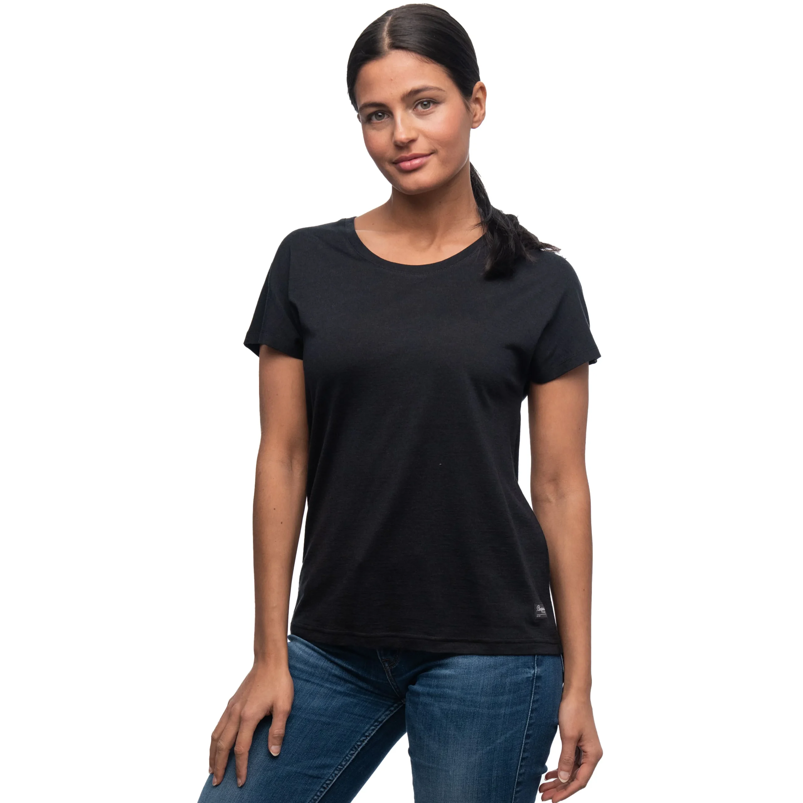 Fashion Bergans Urban Wool W Tee - Black