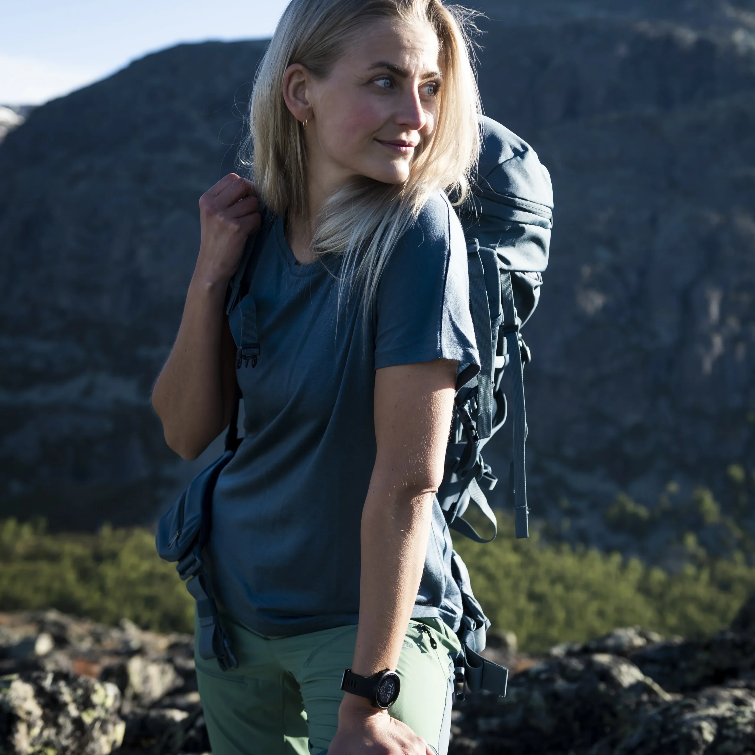 Best Sale Bergans Urban Wool W Tee - Orion Blue
