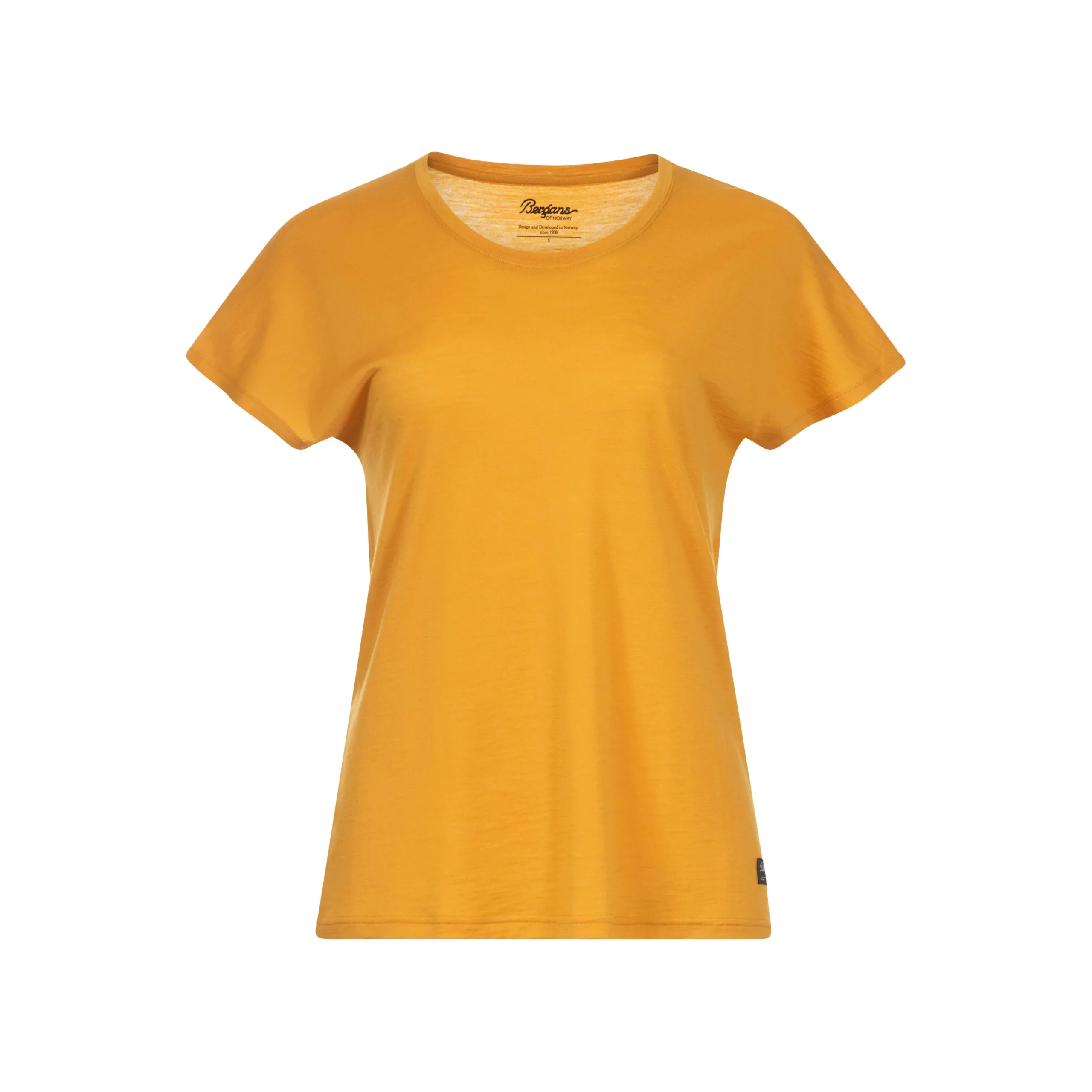 Discount Bergans Urban Wool W Tee - Golden Yellow