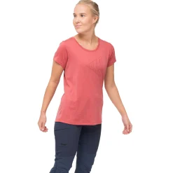 Best Sale Bergans Vaagaa Adventure Merino Tee Women - Rusty Dust