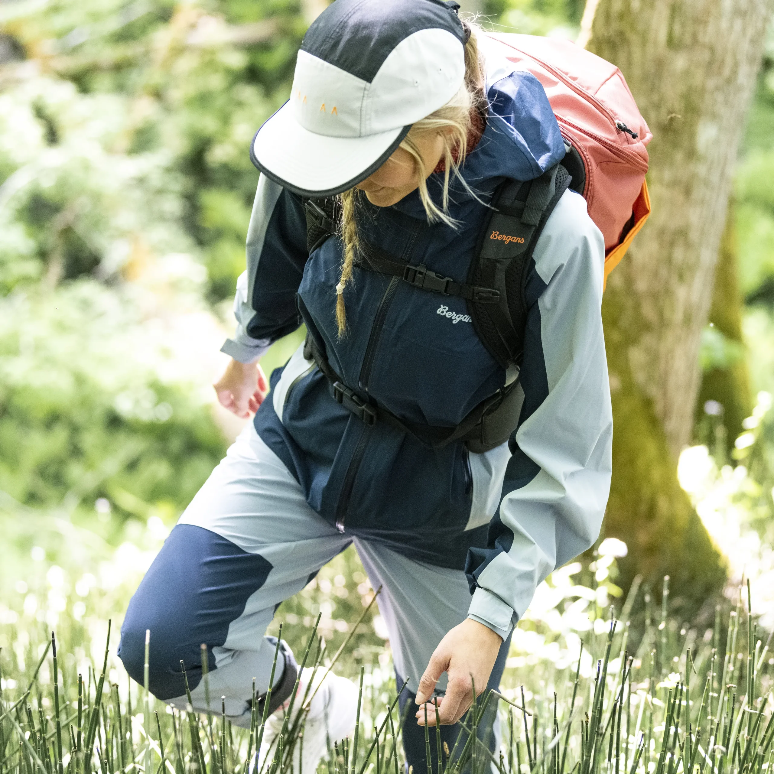 New Bergans Vaagaa Allround 3L Shell Jacket Women - Navy Blue / Husky Blue