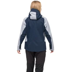 New Bergans Vaagaa Allround 3L Shell Jacket Women - Navy Blue / Husky Blue