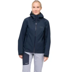 Outlet Bergans Vaagaa Allround 3L Shell Jacket Women - Navy Blue