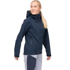 Outlet Bergans Vaagaa Allround 3L Shell Jacket Women - Navy Blue