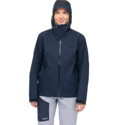 Outlet Bergans Vaagaa Allround 3L Shell Jacket Women - Navy Blue