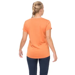 Sale Bergans Vaagaa Explore Merino Tee Women - Faded Orange