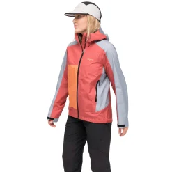 Outlet Bergans Vaagaa Light 3L Shell Jacket Women - Rusty Dust / Husky Blue