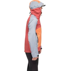 Outlet Bergans Vaagaa Light 3L Shell Jacket Women - Rusty Dust / Husky Blue