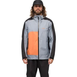 Outlet Bergans Vaagaa Light 3L Shell Jacket Men - Husky Blue / Black