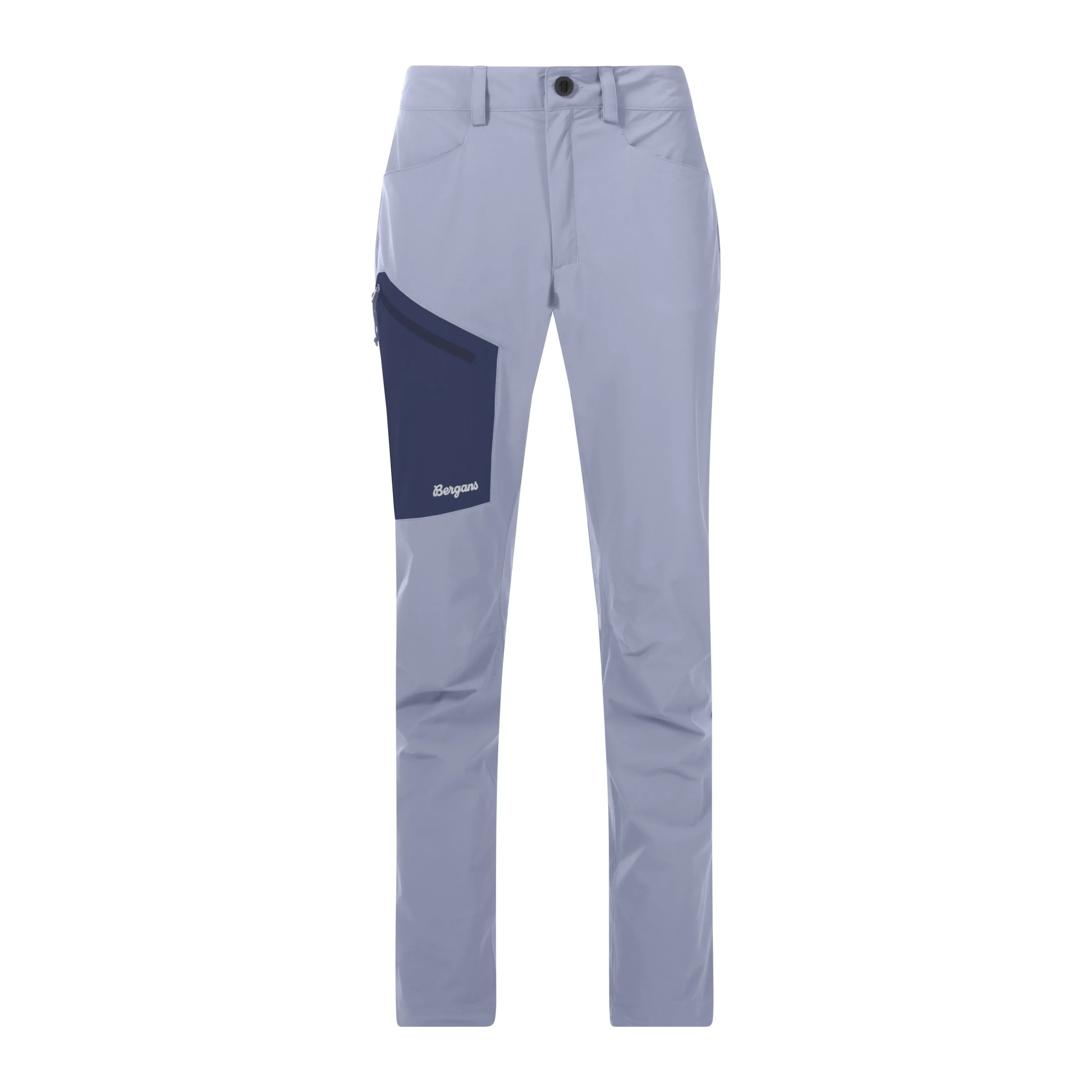 New Bergans Vaagaa Light Softshell Pants Women - Husky Blue / Navy Blue