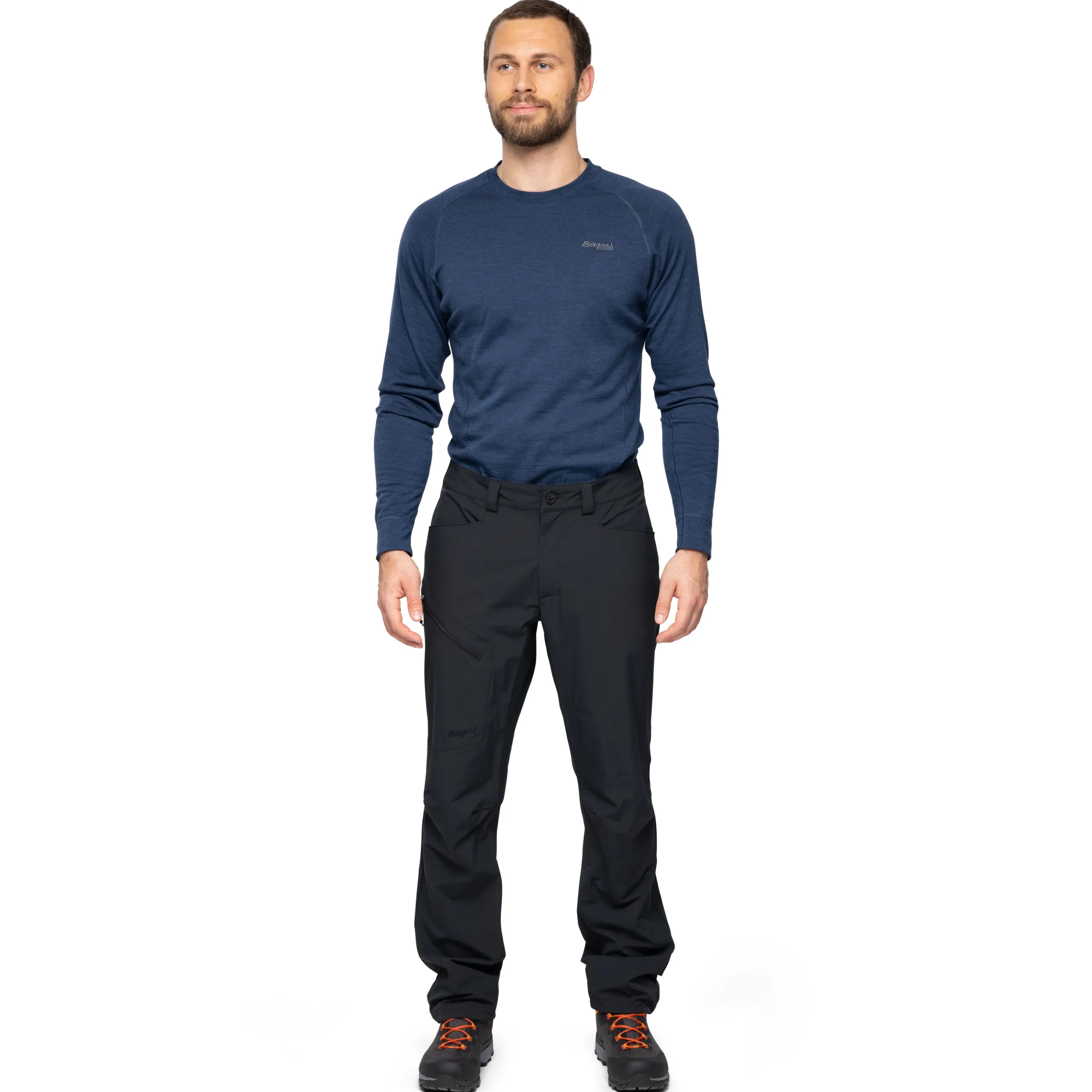 Outlet Bergans Vaagaa Light Softshell Pants Men - Black