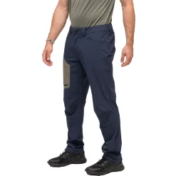 New Bergans Vaagaa Light Softshell Pants Men - Navy Blue / GreenMud