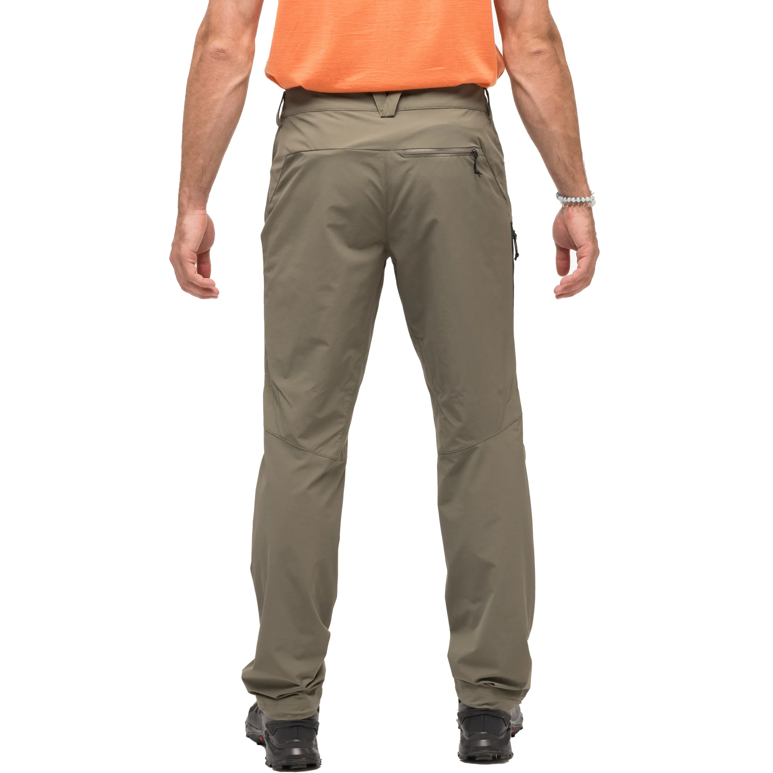 Discount Bergans Vaagaa Light Softshell Pants Men - Green Mud / Black