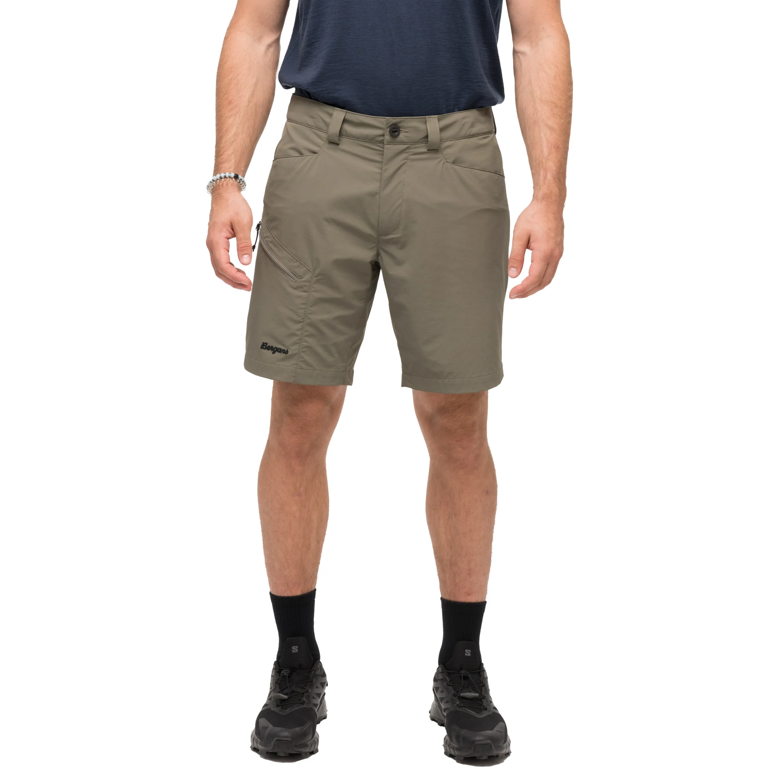 Flash Sale Bergans Vaagaa Light Softshell Shorts Men - Green Mud