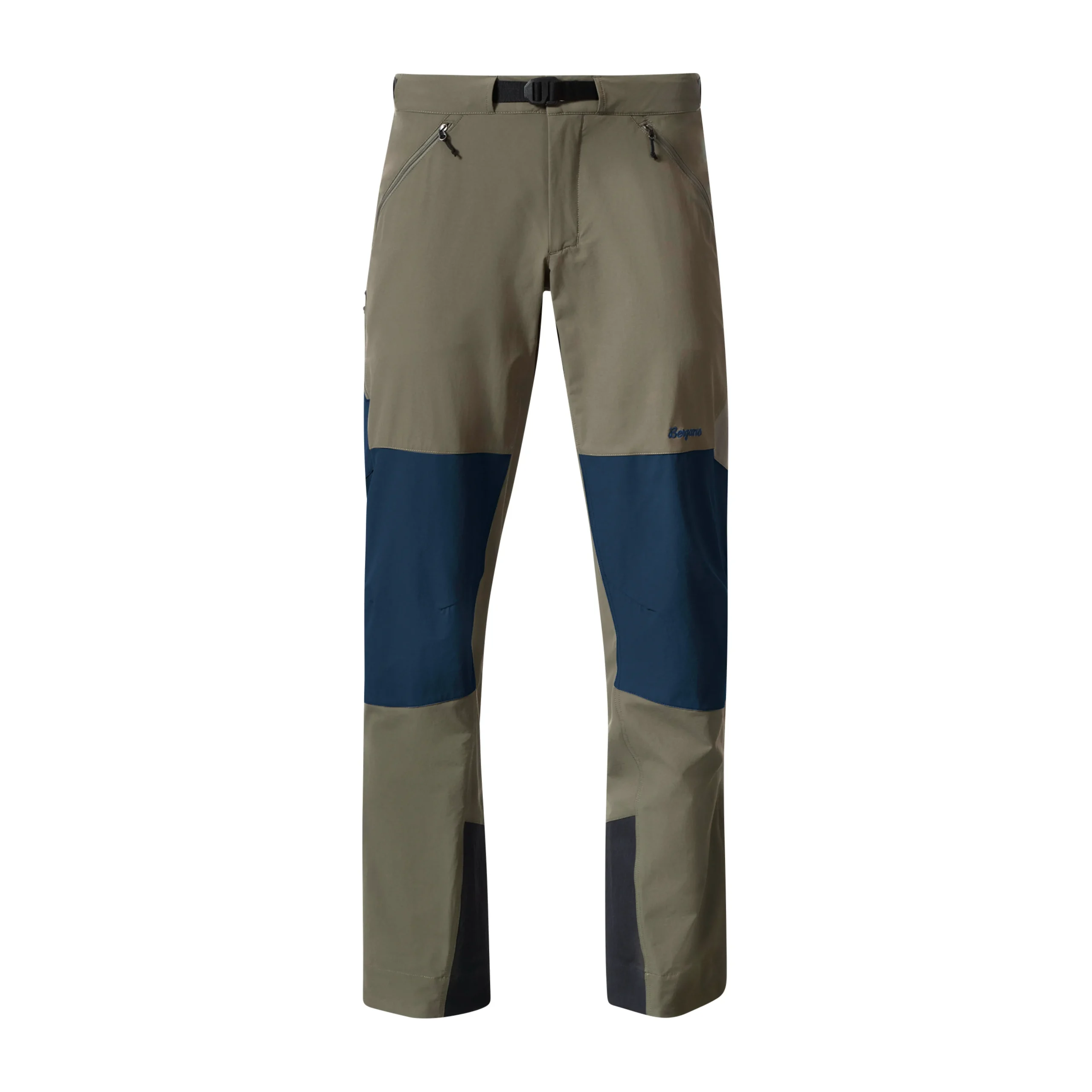 Best Bergans Vaagaa Softshell Pants Men - Green Mud / Navy