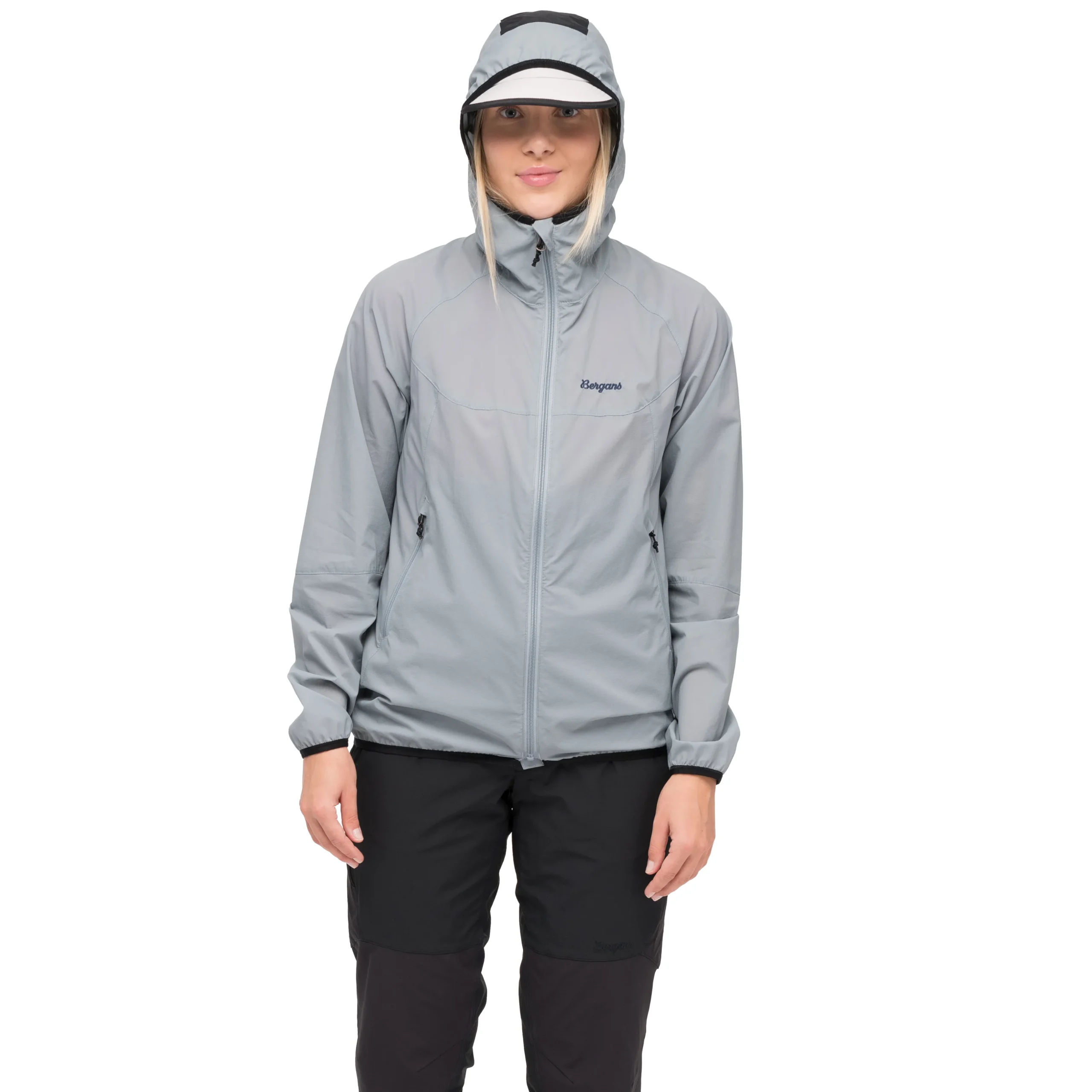 Store Bergans Vaagaa Windbreaker Jacket Women - Husky Blue