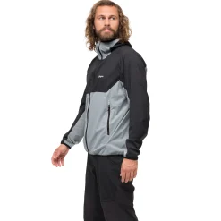 Cheap Bergans Vaagaa Windbreaker Jacket Men - Husky Blue / Black