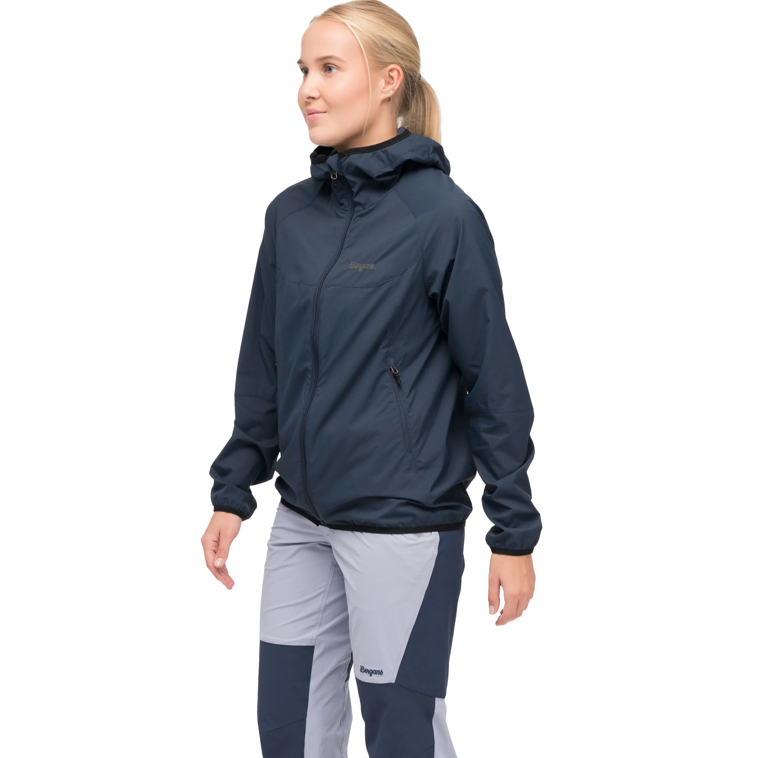 Fashion Bergans Vaagaa Windbreaker Jacket Women - Navy Blue