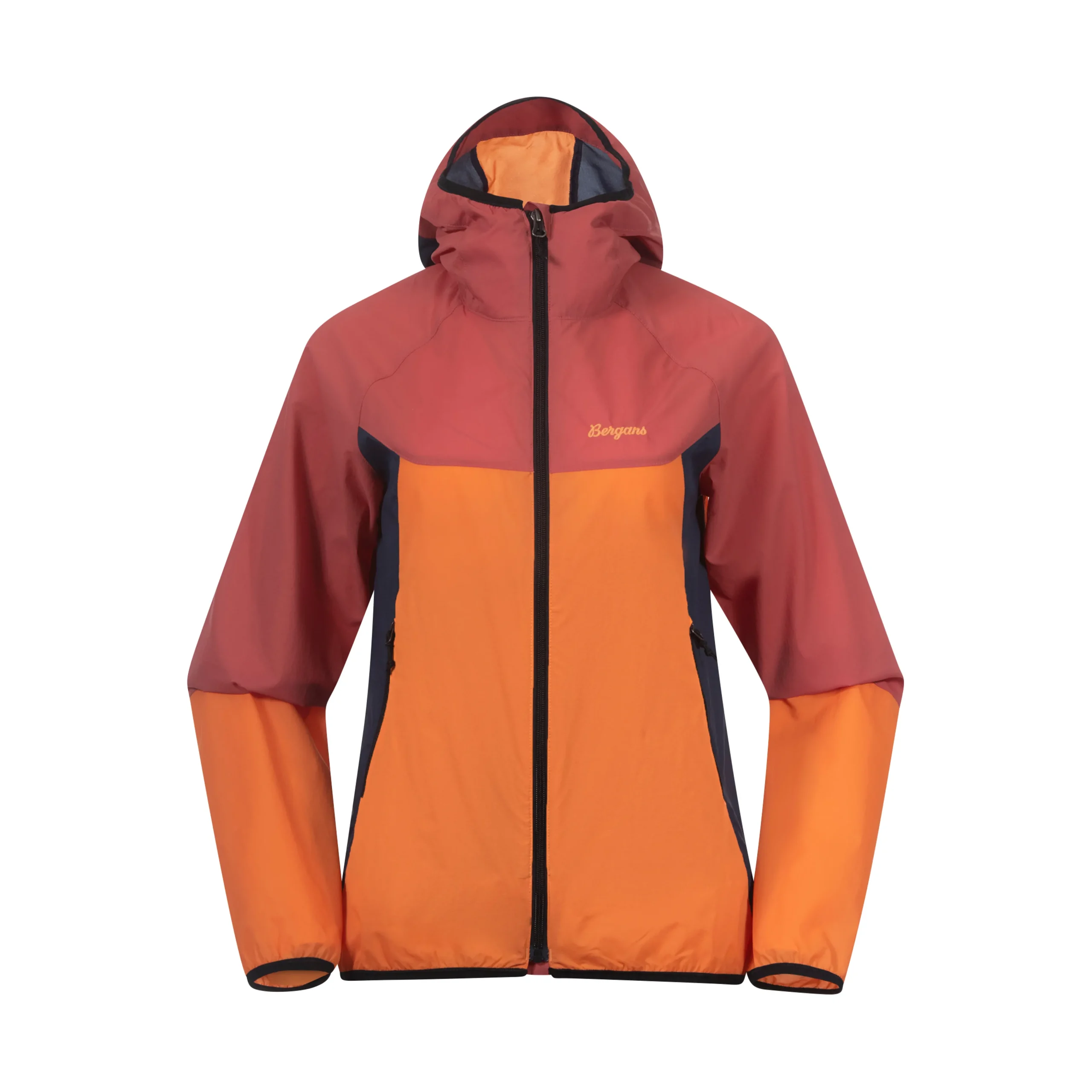 Flash Sale Bergans Vaagaa Windbreaker Jacket Women - Faded Orange / Rusty Dust
