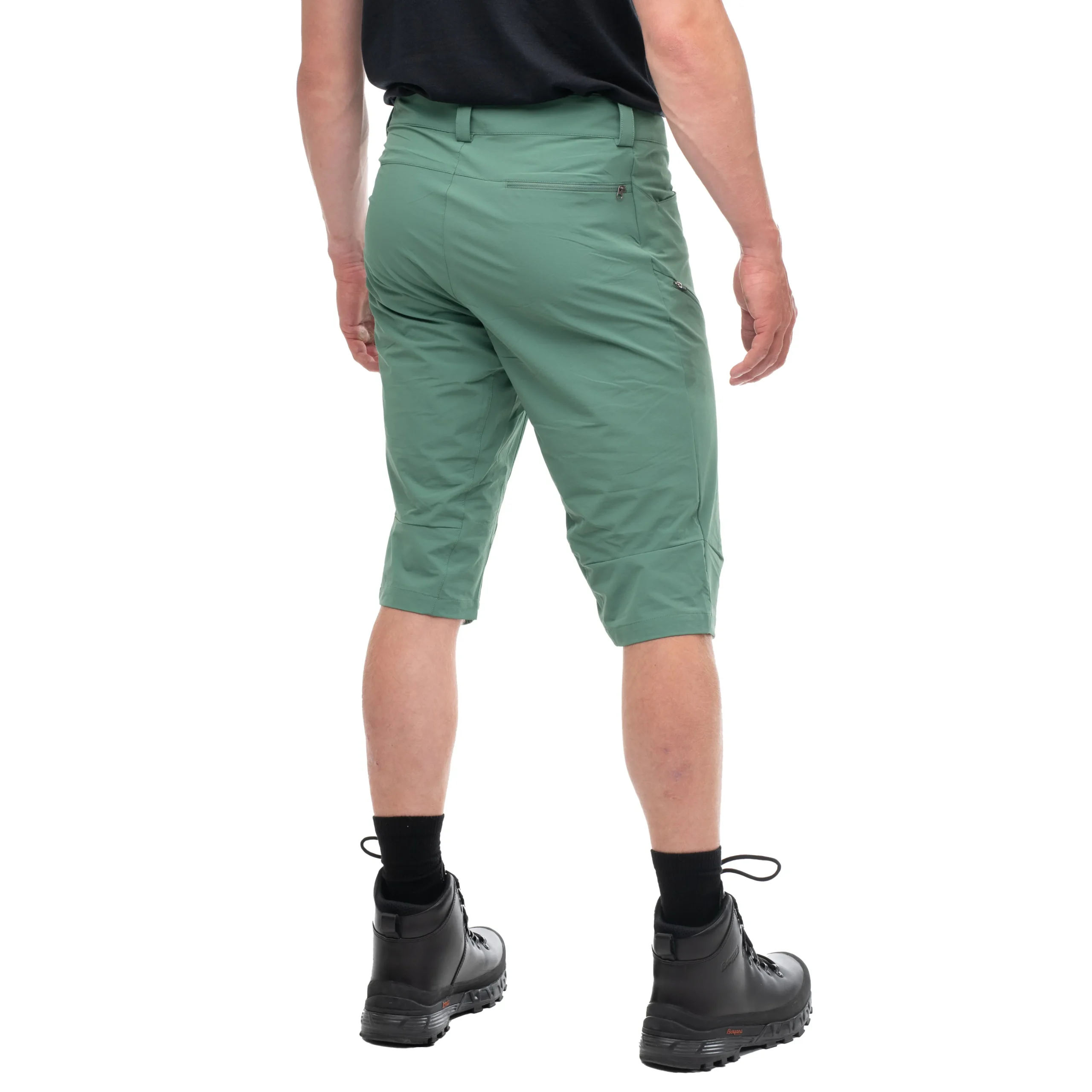 Sale Bergans Vandre Light Softshell Long Shorts Men - Dark Jade Green