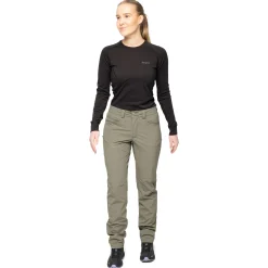 Flash Sale Bergans Vandre Light Softshell Pants Women - Green Mud