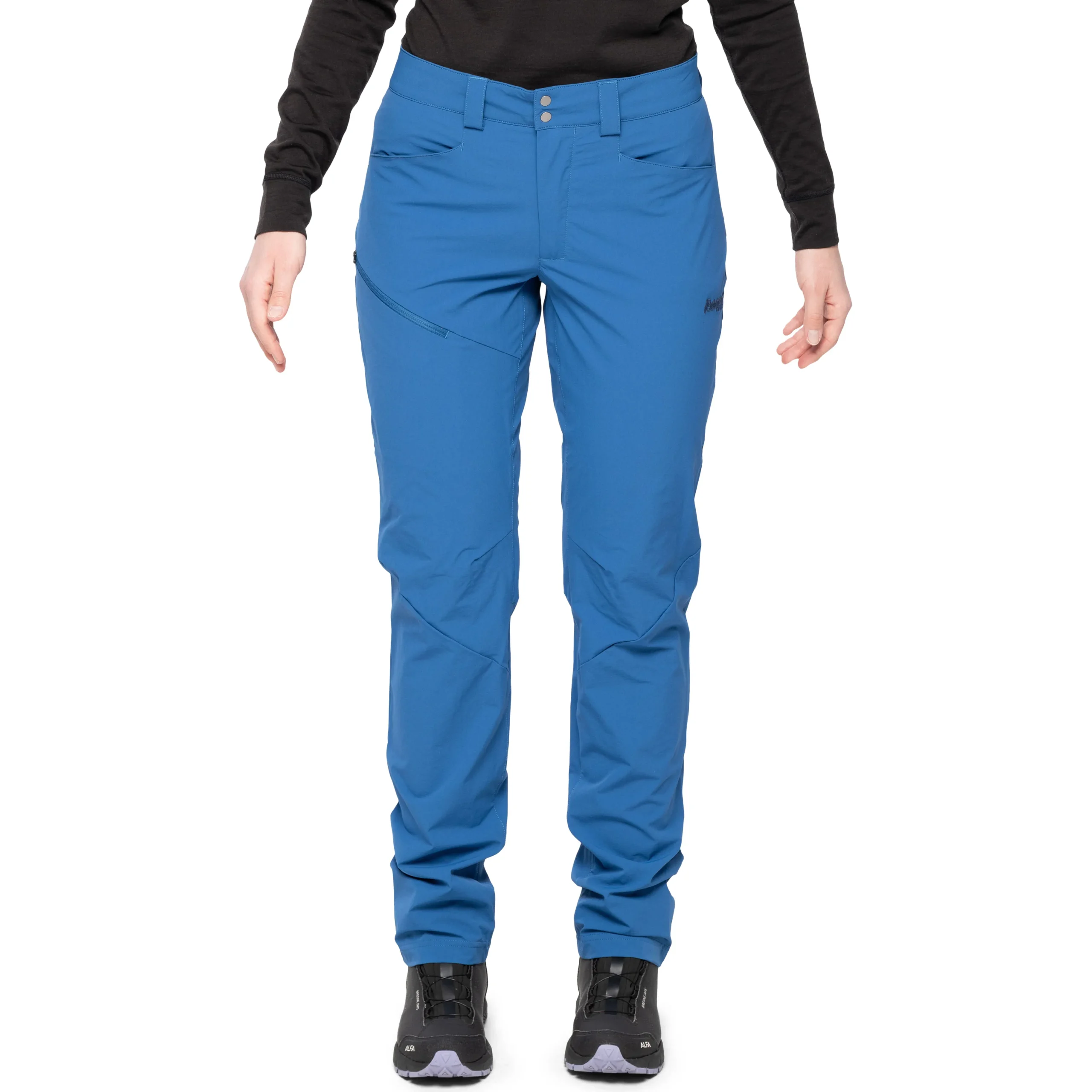 Fashion Bergans Vandre Light Softshell Pants Women - North Sea Blue