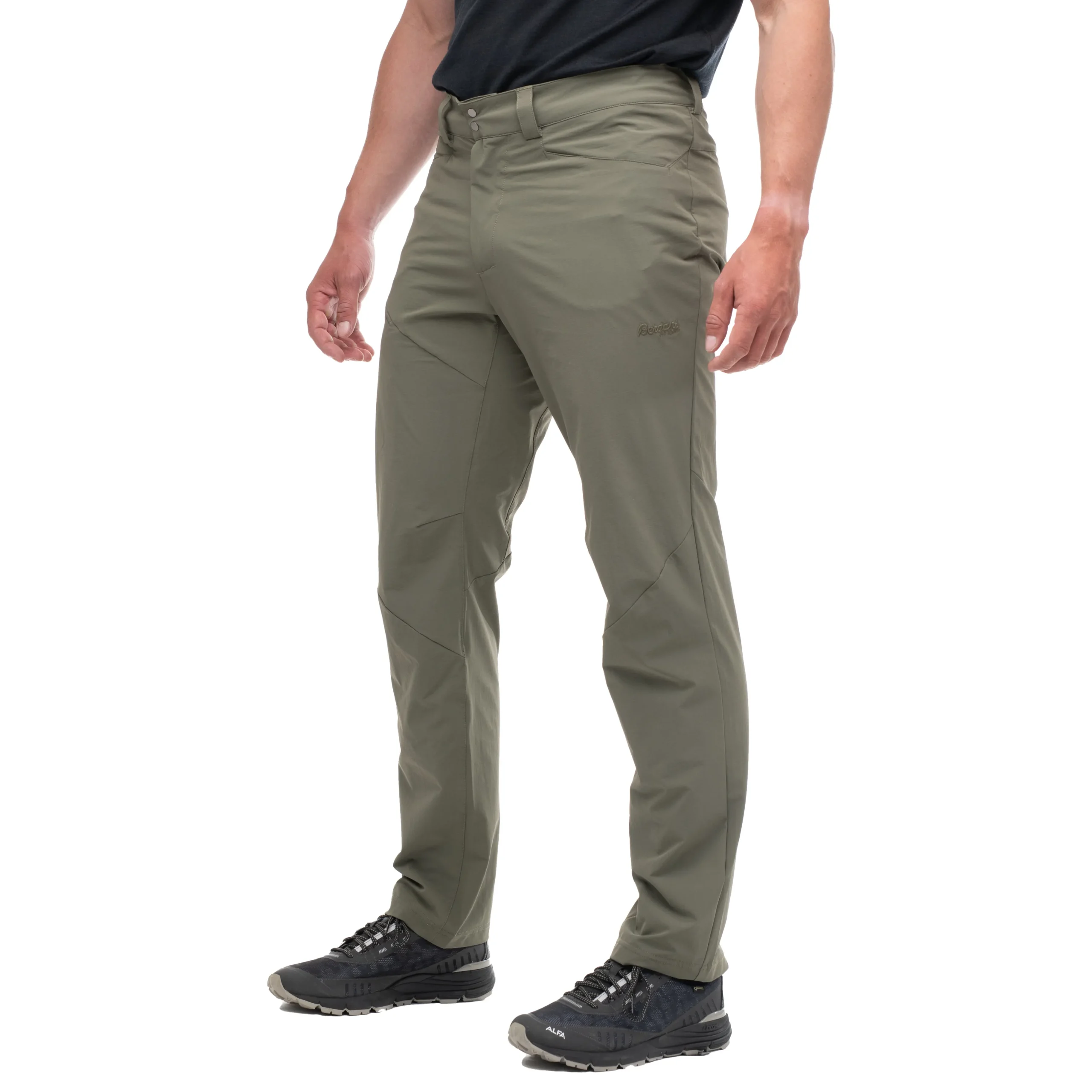 Store Bergans Vandre Light Softshell Pants Men - GreenMud