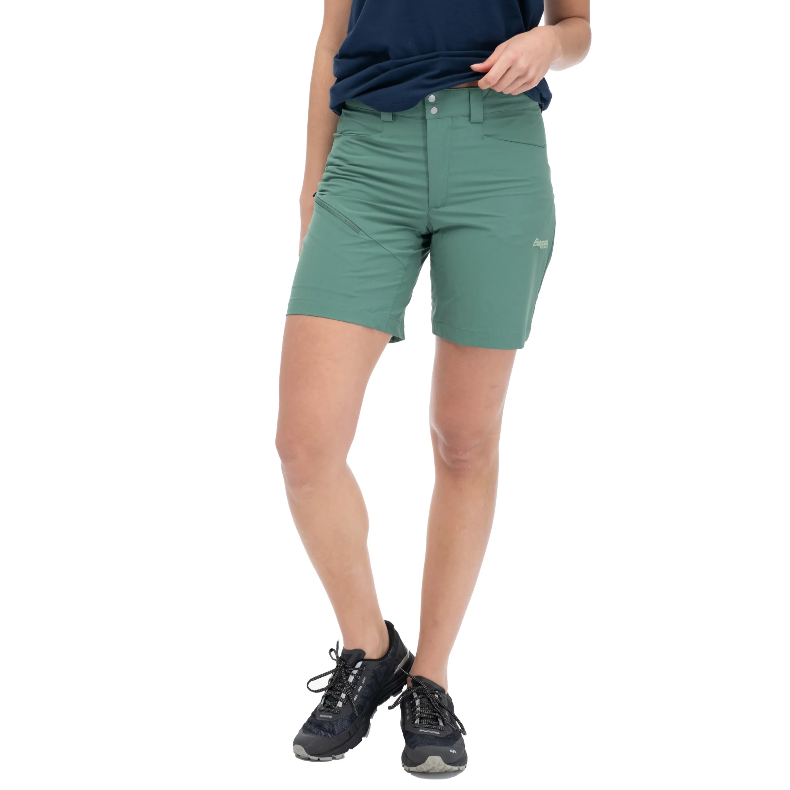 Store Bergans Vandre Light Softshell Shorts Women - Dark Jade Green