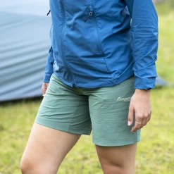 Store Bergans Vandre Light Softshell Shorts Women - Dark Jade Green