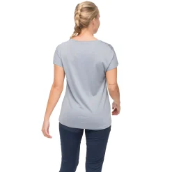 New Bergans Whenever Merino Tee Women - Husky Blue