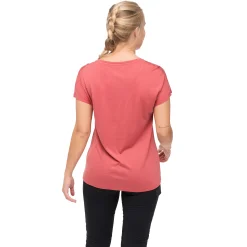 Outlet Bergans Whenever Merino Tee Women - Rusty Dust