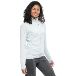 Best Sale Bergans Y LightLine Essence Midlayer Jacket Women - Pearl Grey
