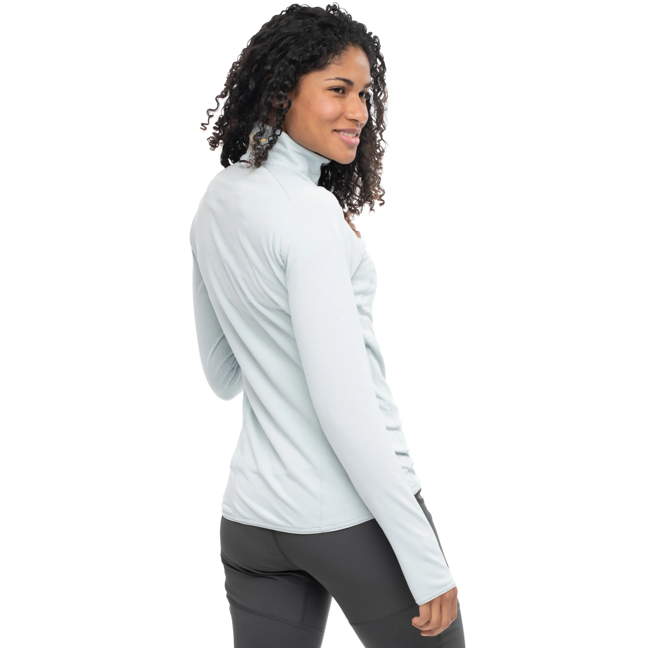 Best Sale Bergans Y LightLine Essence Midlayer Jacket Women - Pearl Grey