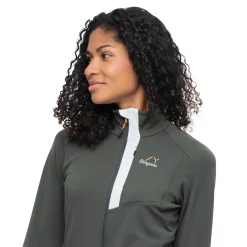Cheap Bergans Y LightLine Essence Midlayer Jacket Women - Dark Shadow Grey