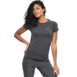Discount Bergans Y LightLine Merino Tee Women - Dark Shadow Grey / Pearl Grey