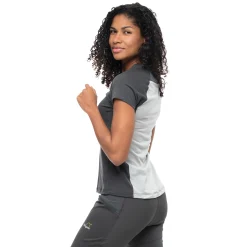 Discount Bergans Y LightLine Merino Tee Women - Dark Shadow Grey / Pearl Grey