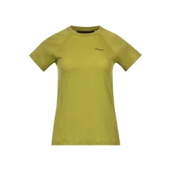 Hot Bergans Y LightLine Merino Tee Women - Golden Lime Green