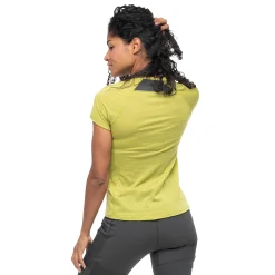Hot Bergans Y LightLine Merino Tee Women - Golden Lime Green
