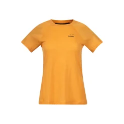 Shop Bergans Y LightLine Merino Tee Women - Mango Yellow